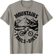 Mountain Biking Cycling Vintage Bicycle Bike Rider Cyclist T-Shirt