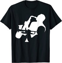 Jazz Trumpet and Saxophone players T-Shirt
