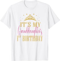 It's My Granddaughter 1st Birthday Girls Party Matching T-Shirt