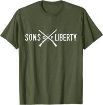 The Sons of Liberty Secret Society Patriot Military T-Shirt