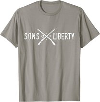 The Sons of Liberty Secret Society Patriot Military T-Shirt