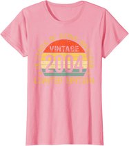 Turning 18 Birthday Decorations Men 18th BDay 2004 Birthday T-Shirt