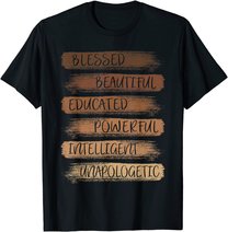 Melanin African American Black History Month Women Girls T-Shirt