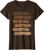 Melanin African American Black History Month Women Girls T-Shirt