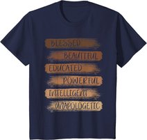 Melanin African American Black History Month Women Girls T-Shirt