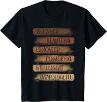 Melanin African American Black History Month Women Girls T-Shirt