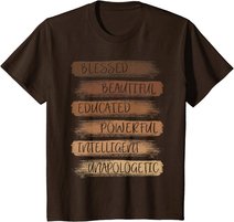 Melanin African American Black History Month Women Girls T-Shirt