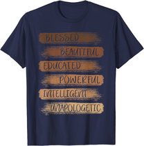 Melanin African American Black History Month Women Girls T-Shirt