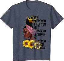 Black History Month Women African Afro I Am The Storm Queen T-Shirt