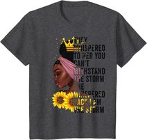 Black History Month Women African Afro I Am The Storm Queen T-Shirt
