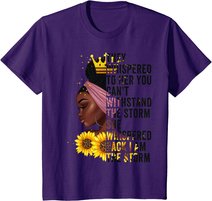 Black History Month Women African Afro I Am The Storm Queen T-Shirt