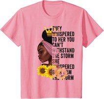 Black History Month Women African Afro I Am The Storm Queen T-Shirt