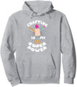 Crafting Is My Super Power Funny Art Crafts Scissors Hobby Pullover Hoodie