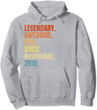 Retro Legendary Since November 2010 T Shirt 9 Years Old Pullover Hoodie