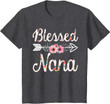 Family 365 Blessed Nana Mothers Day Grandma Women Gifts T-Shirt