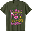 A Queen Was Born on January 23, 23rd January Birthday Gift T-Shirt
