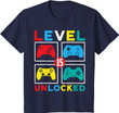 Level 15 Unlocked Boys 15 Birthday 15 Years Old Gamer Gift T-Shirt
