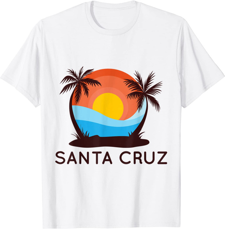 Santa Cruz Local Vintage Surfer T Shirt I Gift for Men Women T-Shirt