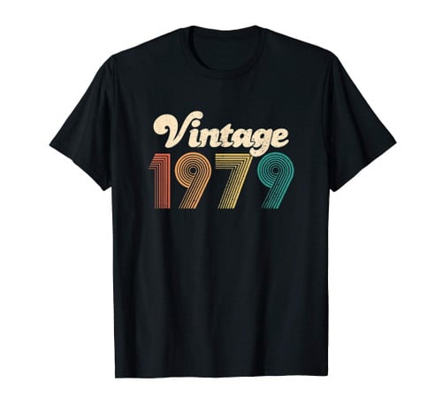 Funny 40th Birthday Gift - Vintage 1979 T-Shirt Classic Women Men