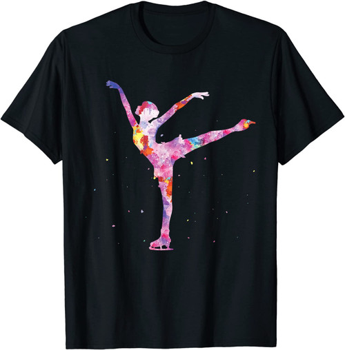Beautiful Figure Skater Girl Gift Idea - Figure Ice Skating T-Shirt