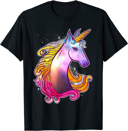 Awesome Violet Unicorn Colorful Magical Unicorn Gift T-Shirt