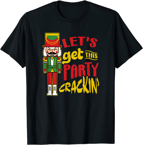 Funny Christmas Nutcracker Design Group Party Matching Set T-Shirt