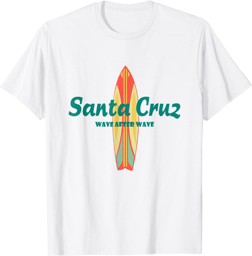 Santa Cruz Souvenir Retro Fun Vintage California Tee Gifts T-Shirt