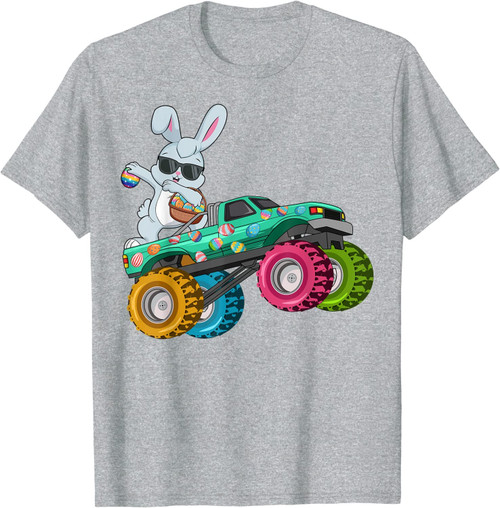 Shirtaustralia Bunny Happy Easter Monster Truck Lovers T-Shirt