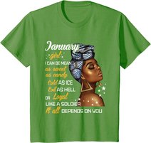 Birthday Gift January Girl Capricorn Aquarius Zodiac Women T-Shirt