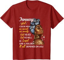 Birthday Gift January Girl Capricorn Aquarius Zodiac Women T-Shirt