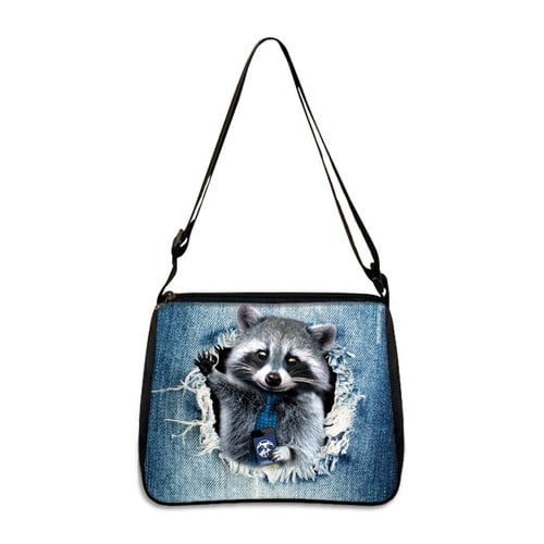 Cute Cowboy Dog/Cat Handbag New Kawaii Pocket Dog Girl Fashion Shoulder bag Messenger Bag Lady Canvas Tote Bag