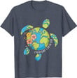 Womens earth day 2023 turtle earth day every day floral T-Shirt