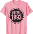 Vintage 1993 30 Year Old Gifts 30th Birthday T-Shirt