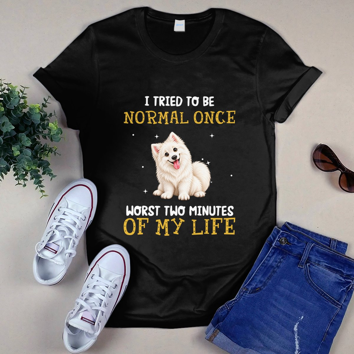 Light Cocckapoo Samoyed Funny T-Shirt - GifteClub-plusbase