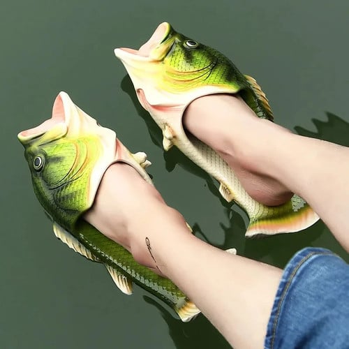 Funny Fish Slippers Mens Outdoor Beach Sandals