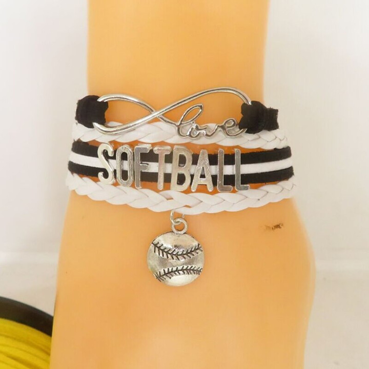 Love Softball Bracelet