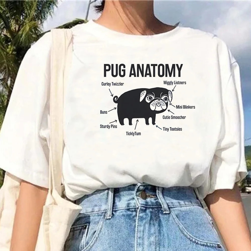 Pug t-shirts for women - Couture Vibe
