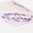 Purple Rope Bracelet For Gifts