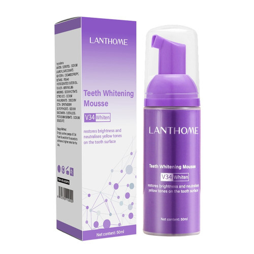 Teeth Whitening Mousse Deep Cleaning Yellow
