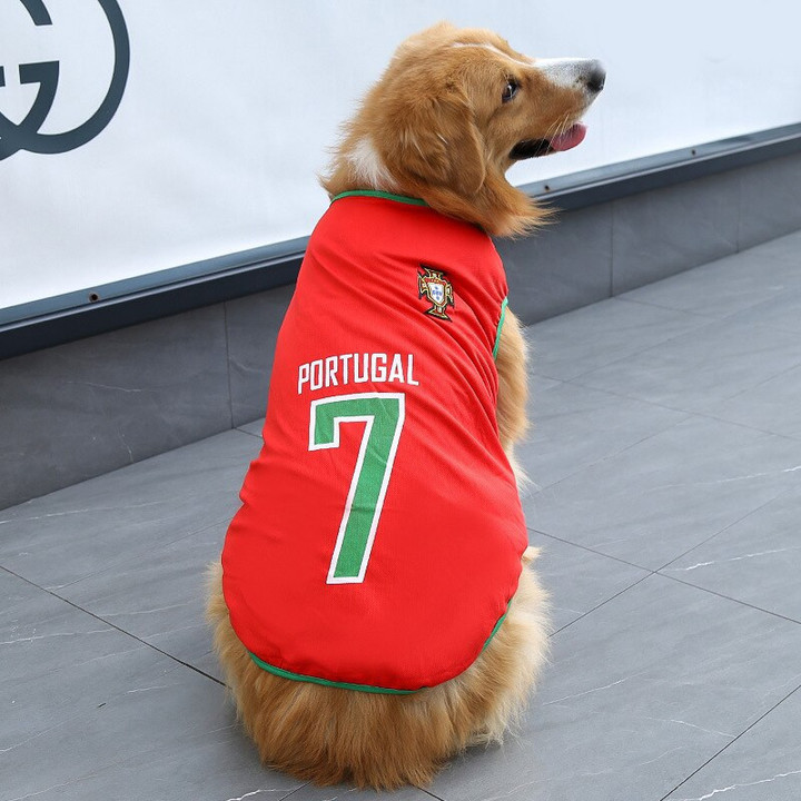 1-8kg Dog Clothing Dog Vests Large Dog Golden Satsuma Mesh Vest Basketball Uniforms Clothes Spring And Summer Clothes
