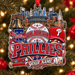 Philadelphia Phillies Christmas MLB Acrylic Ornament Personalized Gift For Fan - Limited Edition