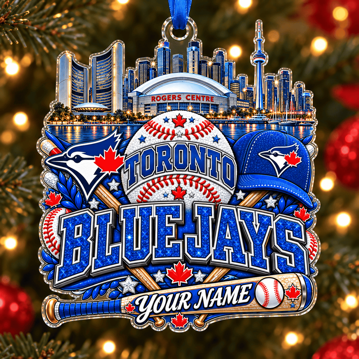 Toronto Blue Jays Christmas MLB Acrylic Ornament Personalized Gift For Fan - Limited Edition