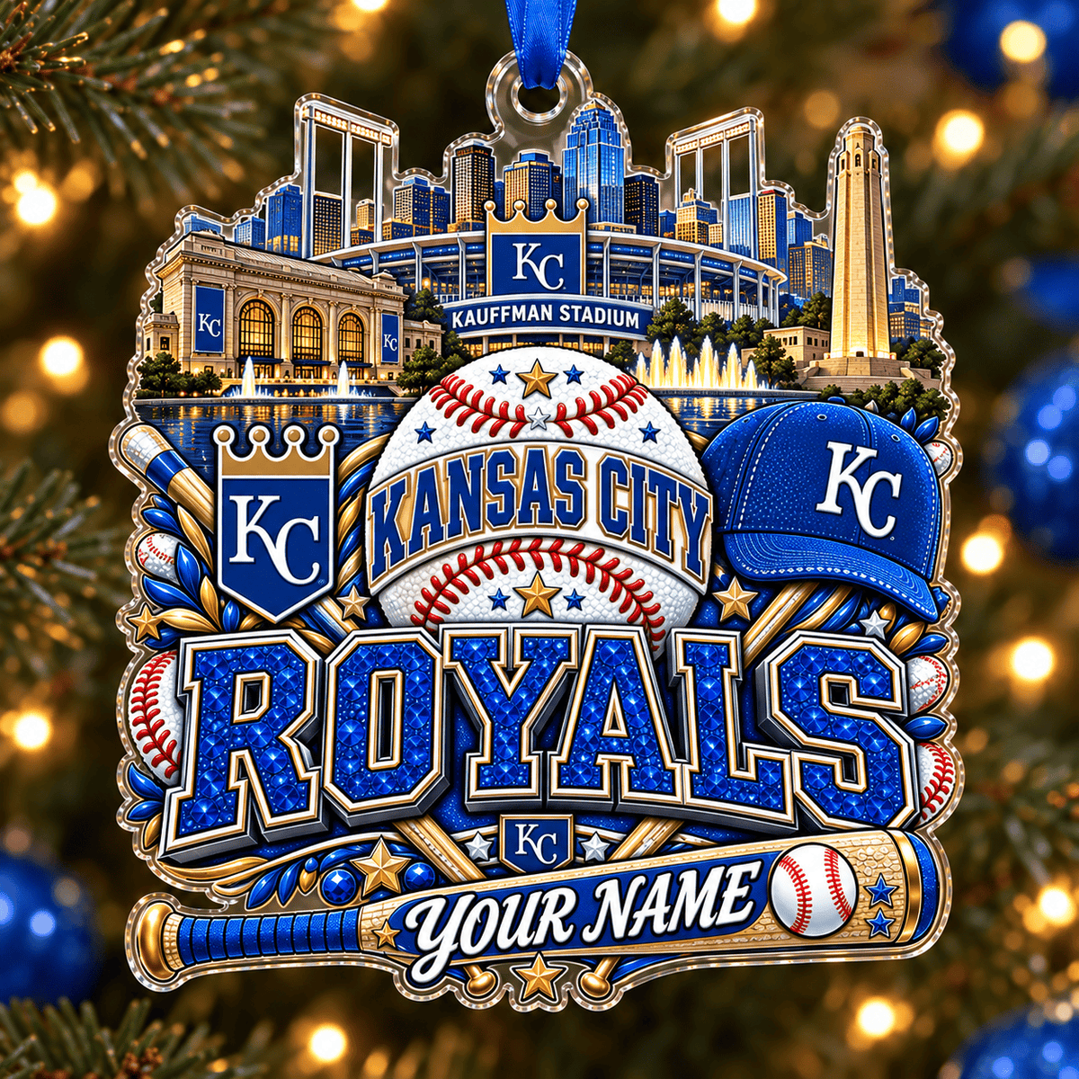 Kansas City Royals Christmas MLB Acrylic Ornament Personalized Gift For Fan - Limited Edition