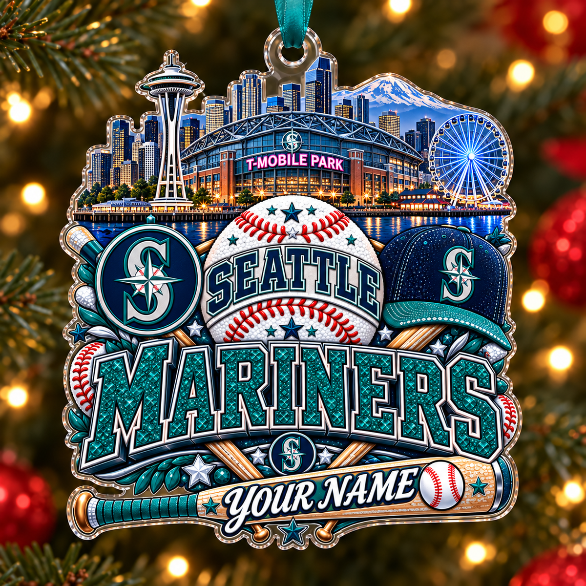 Seattle Mariners Christmas MLB Acrylic Ornament Personalized Gift For Fan - Limited Edition