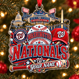 Washington Nationals Christmas MLB Acrylic Ornament Personalized Gift For Fan - Limited Edition