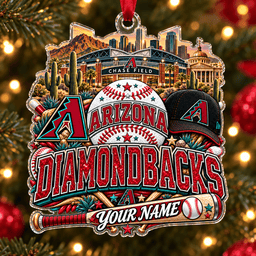 Arizona Diamondbacks Christmas MLB Acrylic Ornament Personalized Gift For Fan - Limited Edition