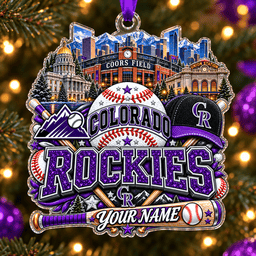 Colorado Rockies Christmas MLB Acrylic Ornament Personalized Gift For Fan - Limited Edition