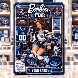 Tennessee Titans Collector Edition Barbie Custom Any Name Acrylic Block Plaque Gifts For Fan - Limited Edition