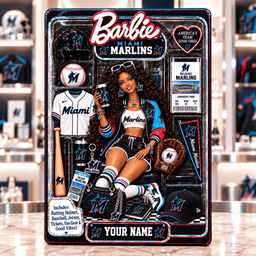 Seattle Mariners Collector Edition Barbie Custom Any Name Acrylic Block Plaque Gifts For Fan - Limited Edition