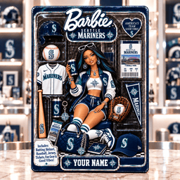 Miami Marlins Collector Edition Barbie Custom Any Name Acrylic Block Plaque Gifts For Fan - Limited Edition
